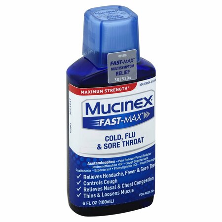 MUCINEX Fast DXM Liquid Cold/Flu 619175